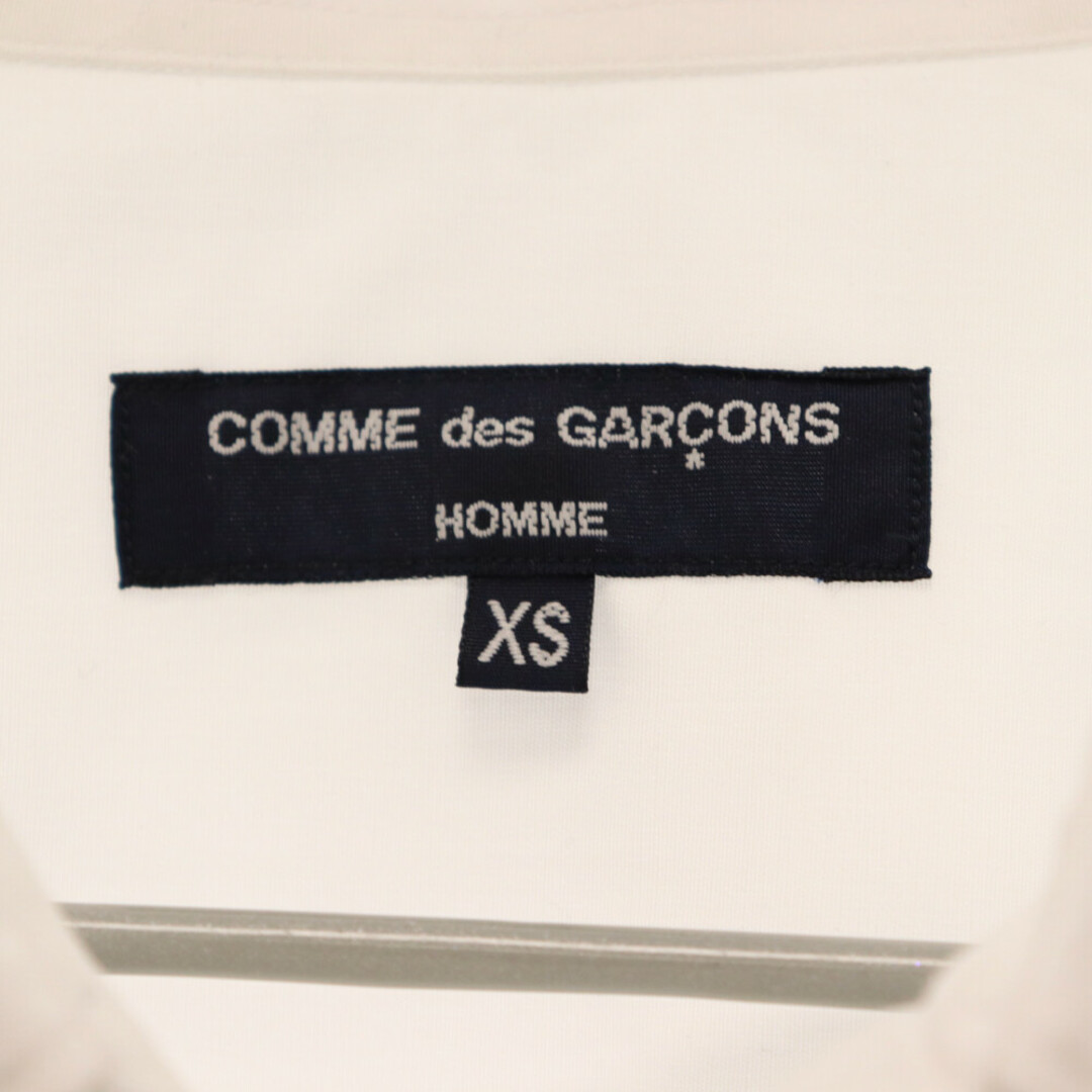 COMME des GARCONS(コムデギャルソン)のCOMME des GARCONS HOMME コムデギャルソンオム ロゴ刺繍デザイン コットン長袖シャツ HK-B009 ホワイト メンズのトップス(シャツ)の商品写真