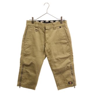 ロアー(roar)のroar ロアー ×Dickies ディッキーズ クロスガンスタッズワッペン付き 7分丈 クロップド ハーフパンツ ベージュ 10SRP‐14(その他)