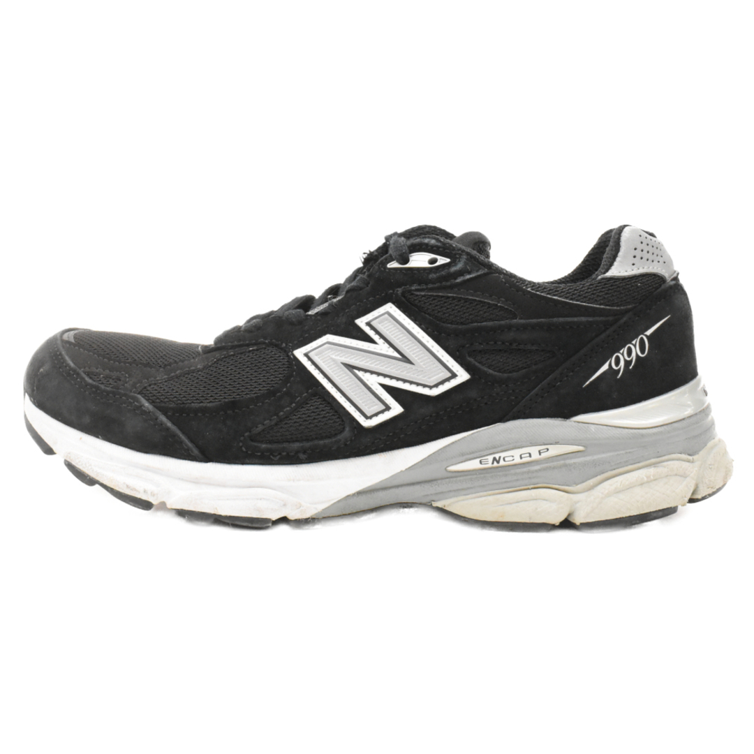 31センチワイズNew Balance ニューバランス ローカットスニーカー US9/27cm M990BS3 ブラック