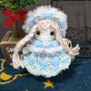 ハンドメイドわたあめうさちゃん  編みぐるみ ハンドメイド