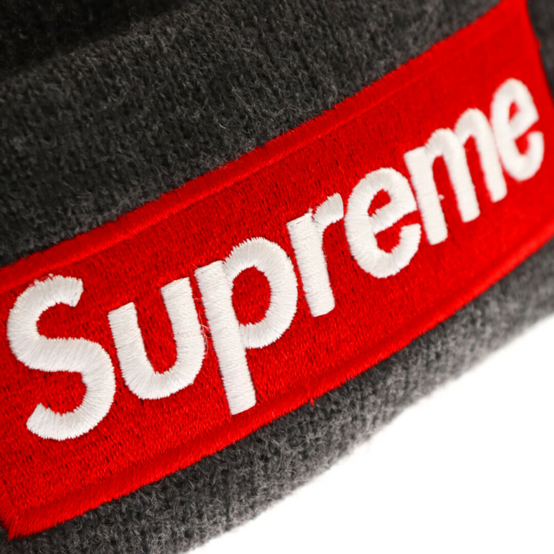 Supreme(シュプリーム)のSUPREME シュプリーム 21AW×New Era Box Logo Beanie ニューエラ ボックスロゴビーニー ニットキャップ グレー メンズの帽子(ニット帽/ビーニー)の商品写真