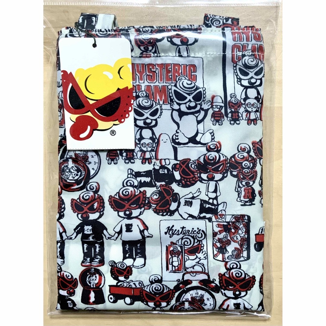 HYSTERIC MINI(ヒステリックミニ)のヒスミニ☆正規品☆レア☆新品☆トートバッグ☆巾着☆M☆体操服☆ショッピング☆総柄 キッズ/ベビー/マタニティのこども用ファッション小物(その他)の商品写真