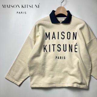 メゾンキツネ(MAISON KITSUNE')のMAISON KITSUNE メゾンキツネ　襟付き　スウェット　トレーナー(トレーナー/スウェット)