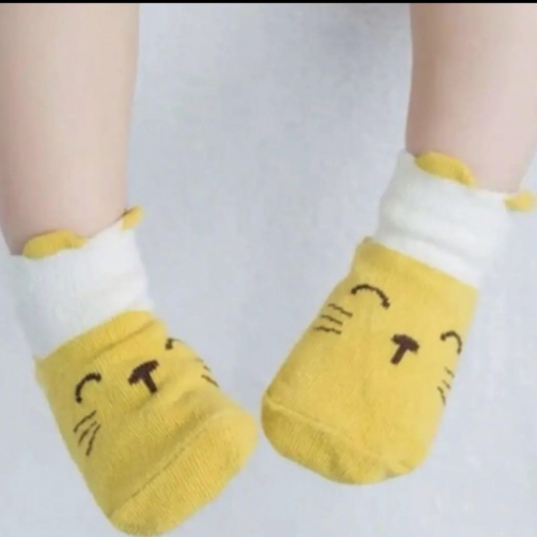 ENDO SOCKS 動物デザインのすべき止め付き可愛いベイビーソックス キッズ/ベビー/マタニティのこども用ファッション小物(靴下/タイツ)の商品写真