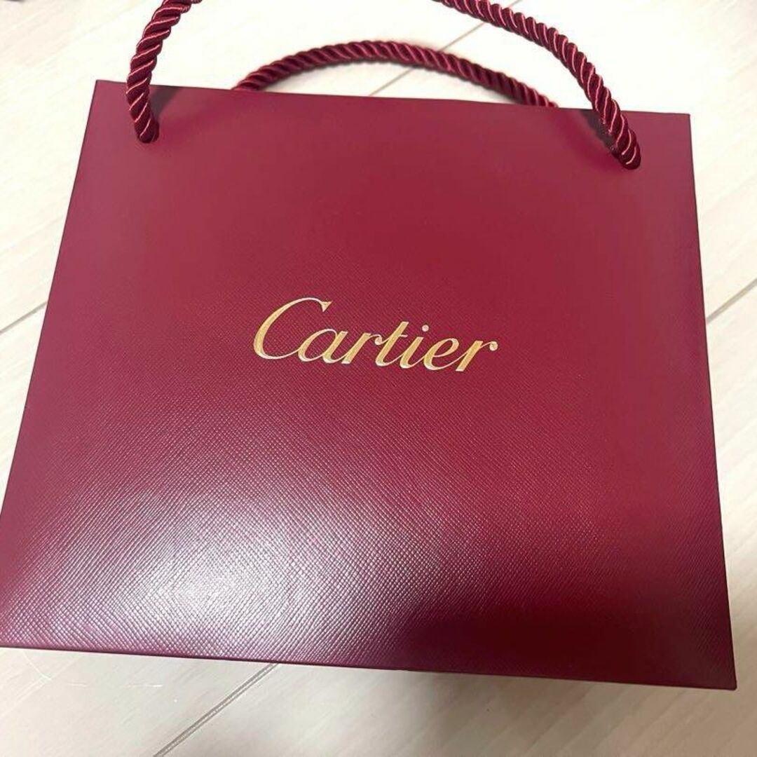 Cartier カルティエ 紙袋 ショッパー リングポーチ 指輪ケース セット レディースのバッグ(ショップ袋)の商品写真