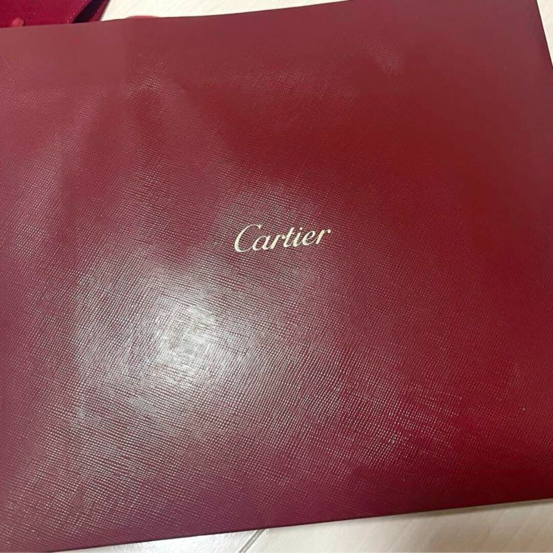 Cartier カルティエ 紙袋 ショッパー リングポーチ 指輪ケース セット レディースのバッグ(ショップ袋)の商品写真