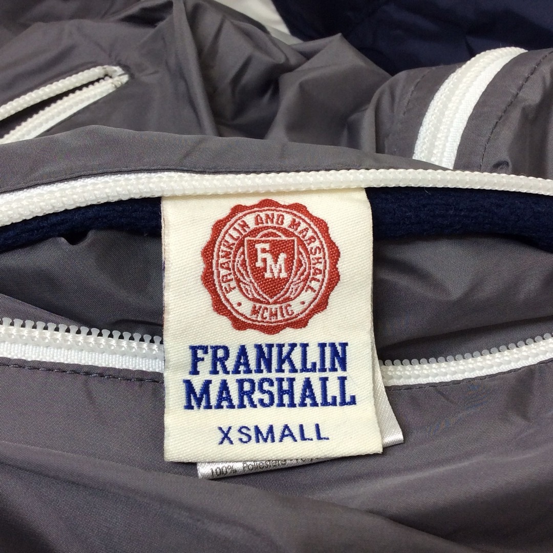 FRANKLIN&MARSHALL(フランクリンアンドマーシャル)の正規美品！フランクリンマーシャル　ナイロンジャケット　XS　リバーシブル メンズのジャケット/アウター(ナイロンジャケット)の商品写真