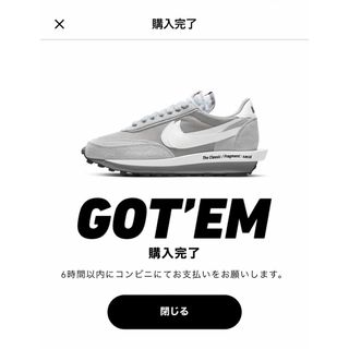 サカイ(sacai)のsacai flagment nike ldwaffle  サカイ フラグメント(スニーカー)