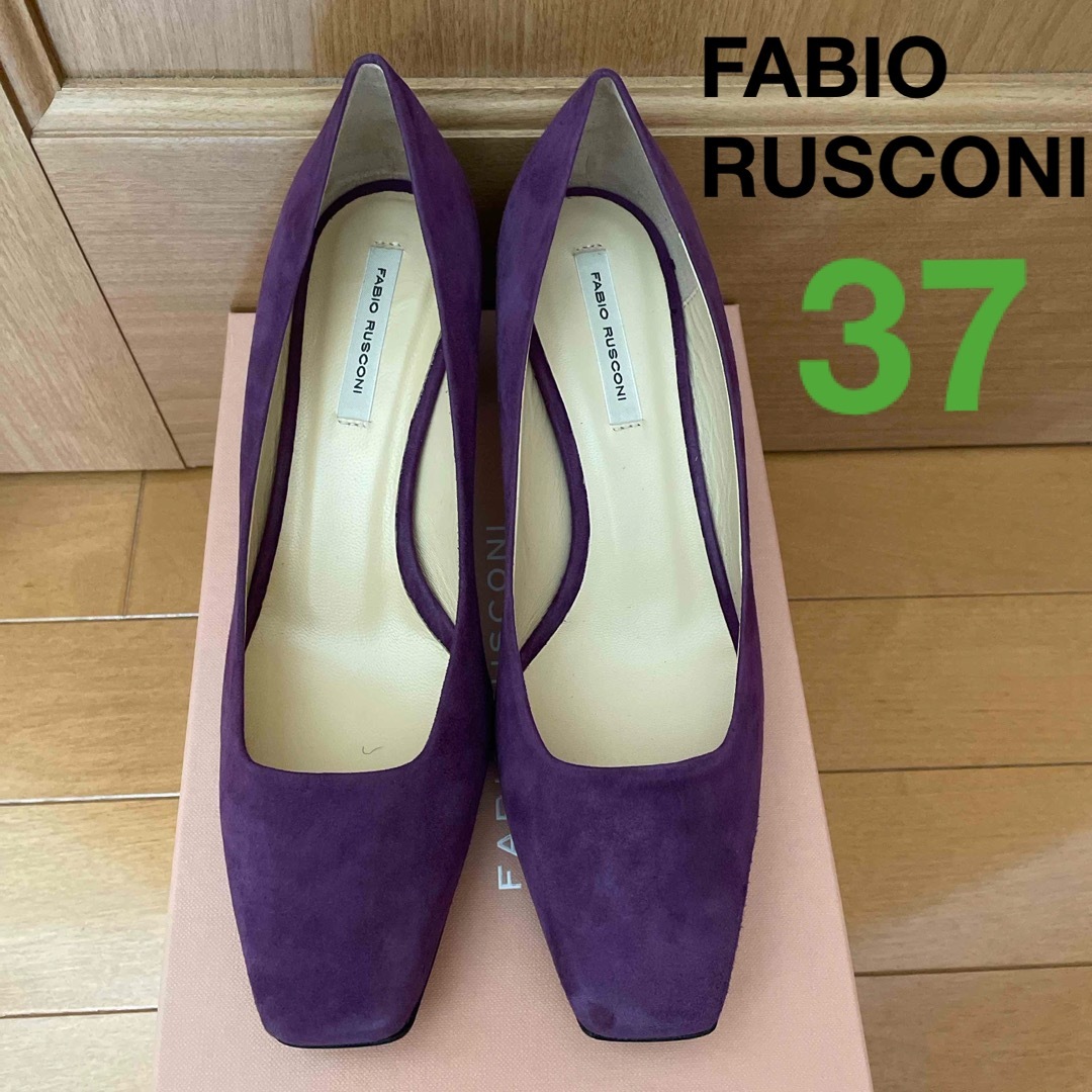 FABIO RUSCONI スエードパンプス 37