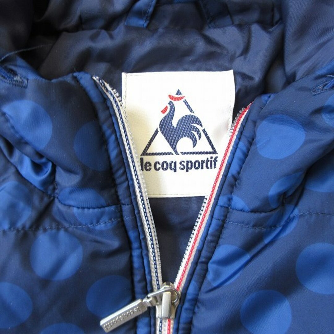 le coq sportif(ルコックスポルティフ)のルコックスポルティフ ドット柄 ジップアップ 中綿 ジャケット ブルゾン  レディースのジャケット/アウター(ブルゾン)の商品写真