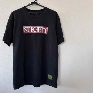 サブサエティ(Subciety)のSubciety サブサエティ ボックスロゴ Tシャツ ブラック ストリート(Tシャツ/カットソー(半袖/袖なし))