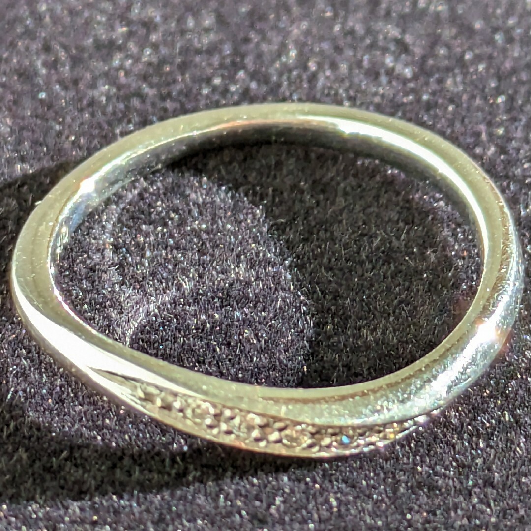 4℃(ヨンドシー)の590 4℃ダイヤリングK10WGホワイトゴールド レディースのアクセサリー(リング(指輪))の商品写真