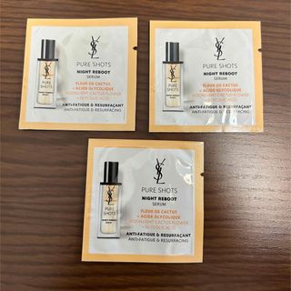 イヴサンローランボーテ(Yves Saint Laurent Beaute)のYSL ピュアショット ナイトセラム 試供品 3包(サンプル/トライアルキット)