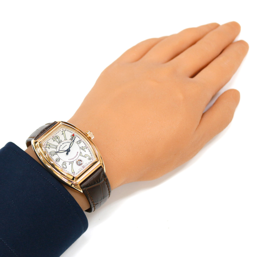 FRANCK MULLER(フランクミュラー)のフランクミュラー コンキスタドール 腕時計 時計 18金 K18ピンクゴールド 8000SC 自動巻き メンズ 1年保証 FRANCK MULLER  中古 メンズの時計(腕時計(アナログ))の商品写真