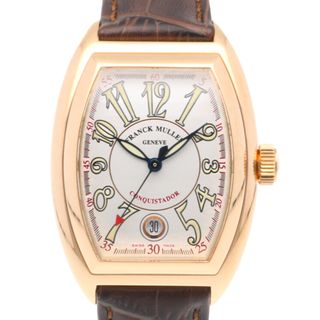 フランクミュラー(FRANCK MULLER)のフランクミュラー コンキスタドール 腕時計 時計 18金 K18ピンクゴールド 8000SC 自動巻き メンズ 1年保証 FRANCK MULLER  中古(腕時計(アナログ))