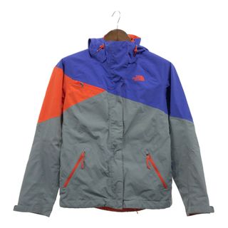 ザノースフェイス(THE NORTH FACE)のTHE NORTH FACE ノースフェイス フーデッド マウンテン HYVENT ジャケット 防水 アウトドア マルチカラー (レディース S) 中古 古着 p5416(その他)