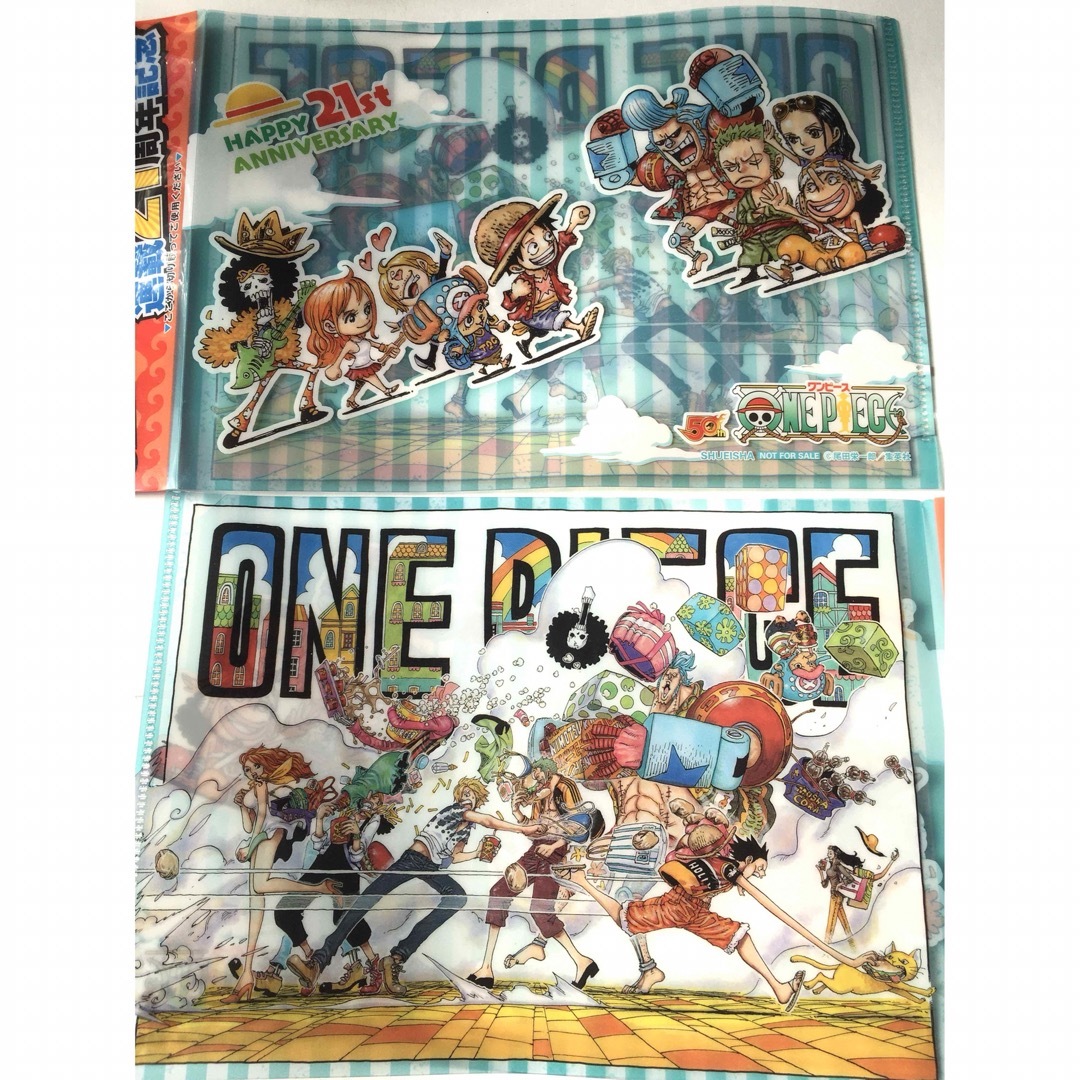 【週刊少年ジャンプ34号購入特典】ONE PIECE 連載21周年クリアファイル