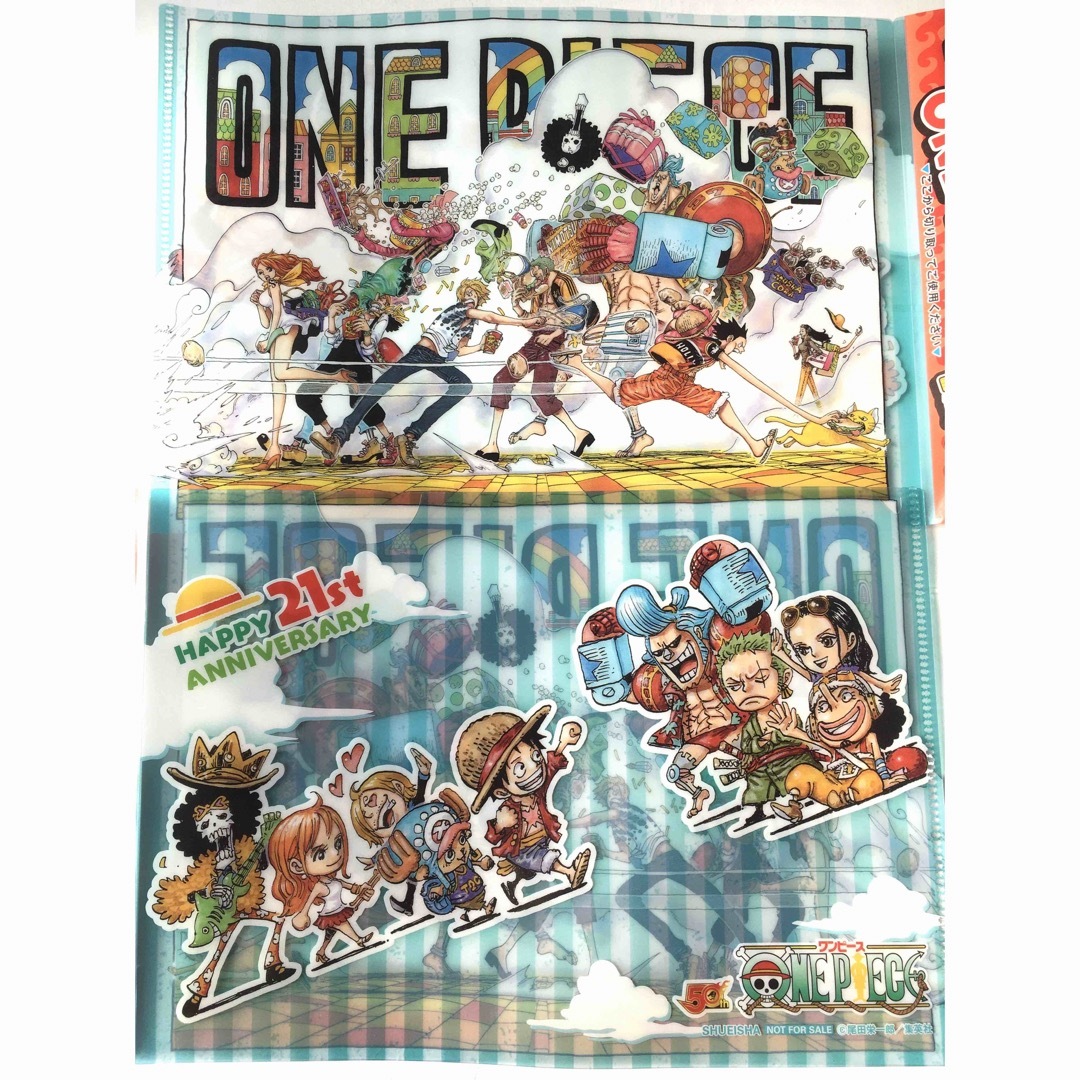 【週刊少年ジャンプ34号購入特典】ONE PIECE 連載21周年クリアファイル