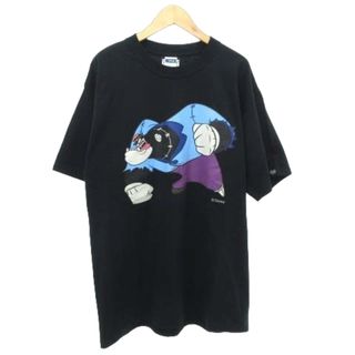 バウンティハンター(BOUNTY HUNTER)のバウンティーハンター × Disney Tシャツ 半袖 ピート プリント L 黒(Tシャツ/カットソー(半袖/袖なし))