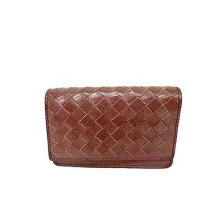 ボッテガヴェネタ(Bottega Veneta)の【中古】BOTTEGA VENETA ボッテガヴェネタ  小物 レディース メンズ カードケース イントレチャート(名刺入れ/定期入れ)