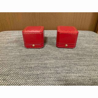 カルティエ(Cartier)のカルティエ　リングケース　空箱　2個セット(ケース/ボックス)