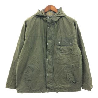 バーブァー(Barbour)の2000年代～ イングランド製 Barbour バブアー DURHAM KAGOULE オイルドジャケット ユーロ カーキ (メンズ XL) 中古 古着 P5552(その他)