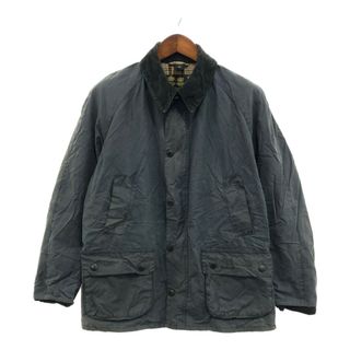 バーブァー(Barbour)のBarbour バブアー ASHBY WAX JACKET オイルドジャケット ヨーロッパ古着 アウター ネイビー (メンズ L) 中古 古着 P5553(その他)