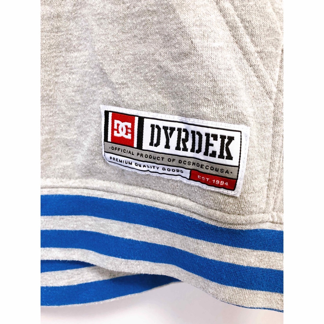 DC SHOES(ディーシーシューズ)のRob Dyrdek ✕ DC SHOES　パーカー　L　グレー　USA古着 メンズのトップス(パーカー)の商品写真