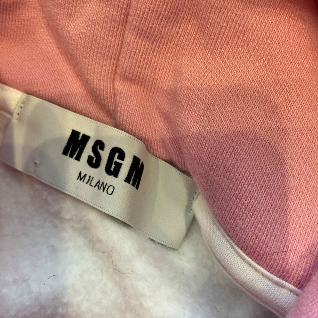 MSGM(エムエスジイエム)のMSGM エムエスジーエム　パーカー　スウェット　ブロッキング　マルチカラー レディースのトップス(トレーナー/スウェット)の商品写真