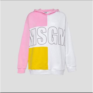 エムエスジイエム(MSGM)のMSGM エムエスジーエム　パーカー　スウェット　ブロッキング　マルチカラー(トレーナー/スウェット)