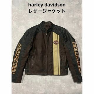 ハーレーダビッドソン(Harley Davidson)のharley davidson レザージャケット　モーターサイクルジャケット(レザージャケット)