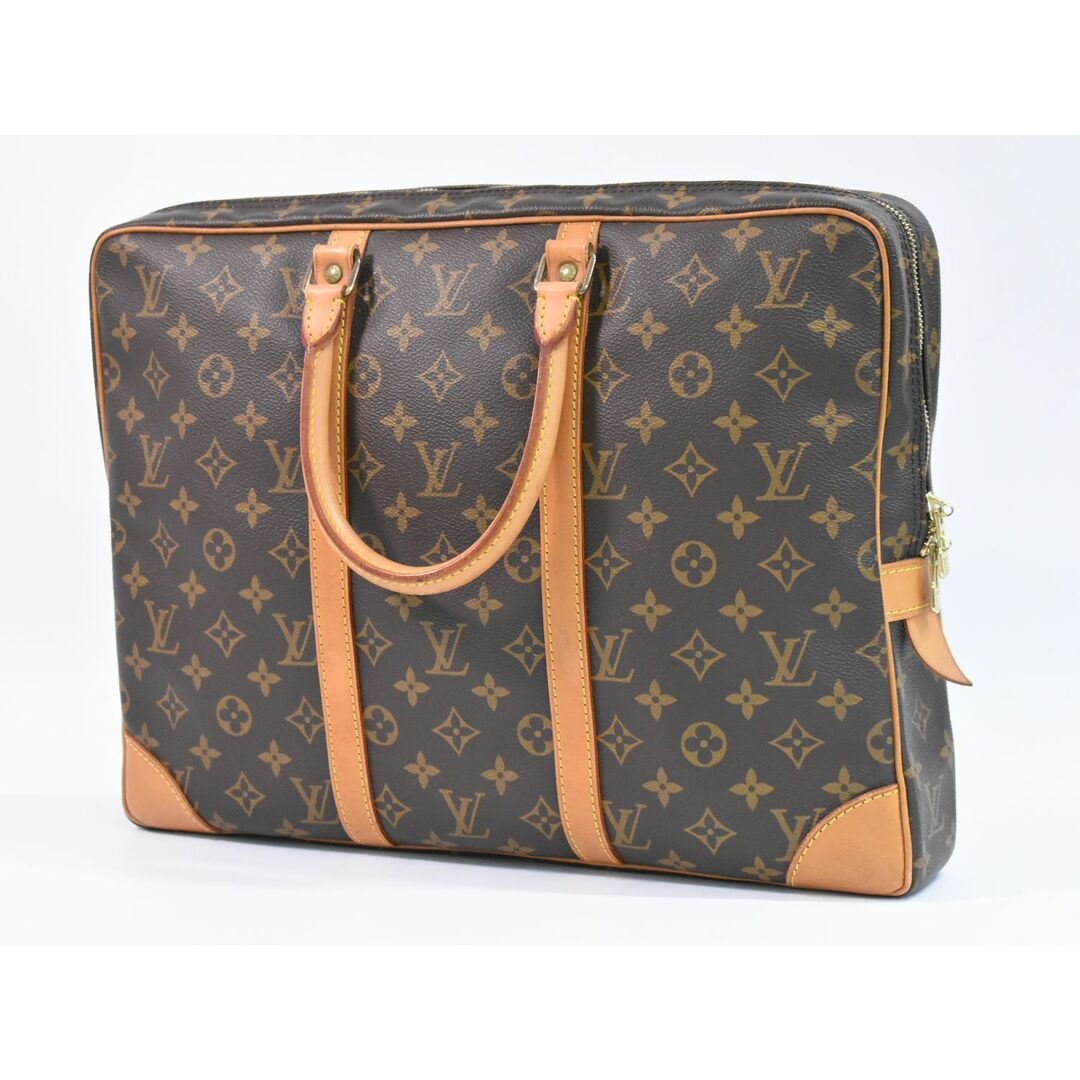 LOUIS VUITTON(ルイヴィトン)の本物 ルイヴィトン LOUIS VUITTON LV ポルトドキュマン ヴォワヤージュ モノグラム ビジネスバッグ ハンドバッグ ブラウン M53361 ビトン バッグ 中古	 メンズのバッグ(ビジネスバッグ)の商品写真