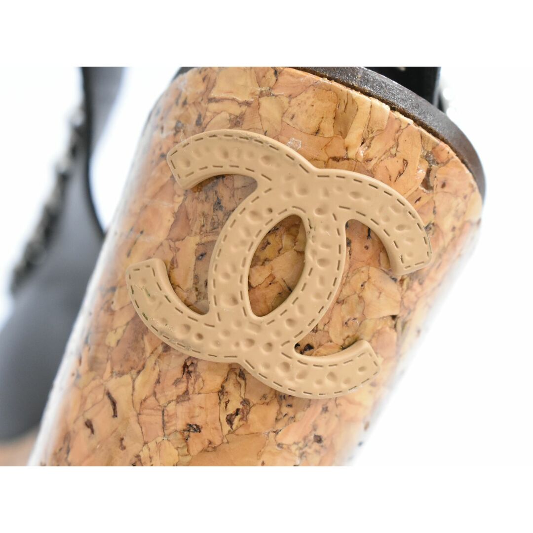 CHANEL - 本物 シャネル CHANEL ココマーク チェーン ウェッジ CHANEL - 本物 シャネル CHANEL ココマーク チェーン ウェッジ