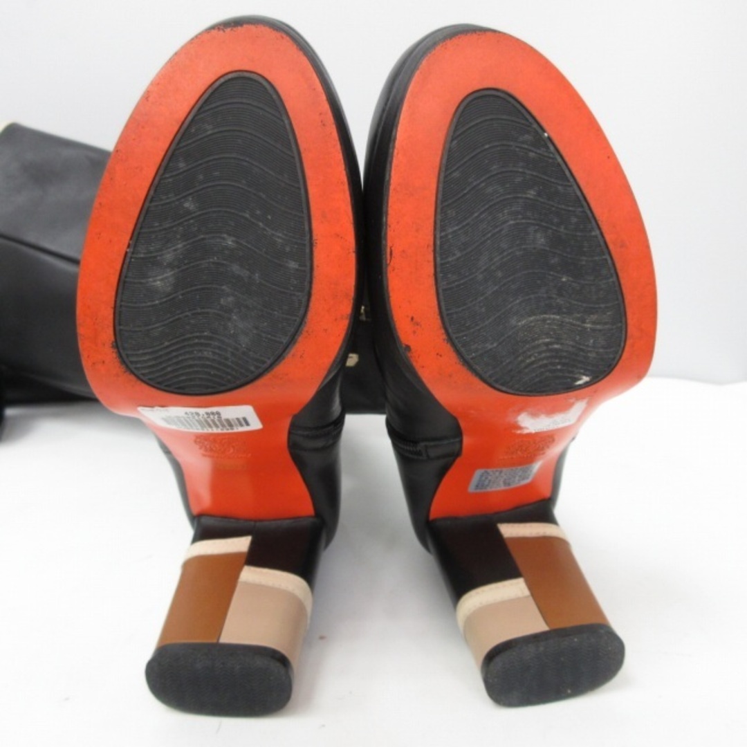 ブルーノマリ レザー ロングブーツ シューズ 靴 黒 23㎝ IBO46 レディースの靴/シューズ(ブーツ)の商品写真
