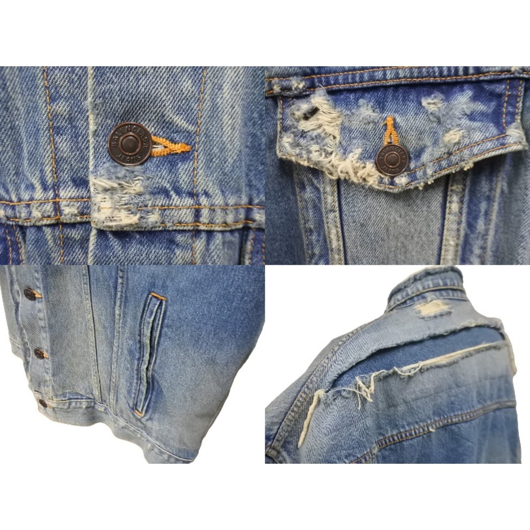 BALENCIAGA - 極美品 BALENCIAGA バレンシアガ デニムジャケット BALENCIAGA - 極美品 BALENCIAGA バレンシアガ デニムジャケット