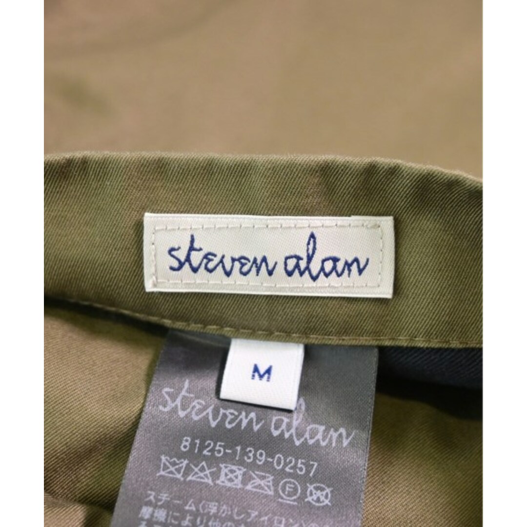 steven alan(スティーブンアラン)のsteven alan スティーブンアラン ステンカラーコート M カーキ 【古着】【中古】 メンズのジャケット/アウター(ステンカラーコート)の商品写真