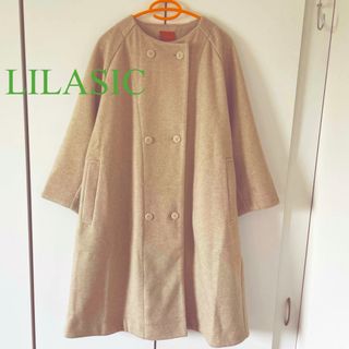 カルゼカットメルトン ロングコート ☆ LILASIC (ロングコート)