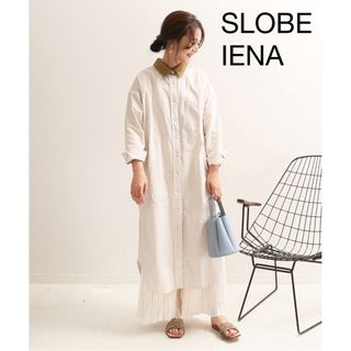 SLOBE IENA LE DENIM Prentissシャツワンピース