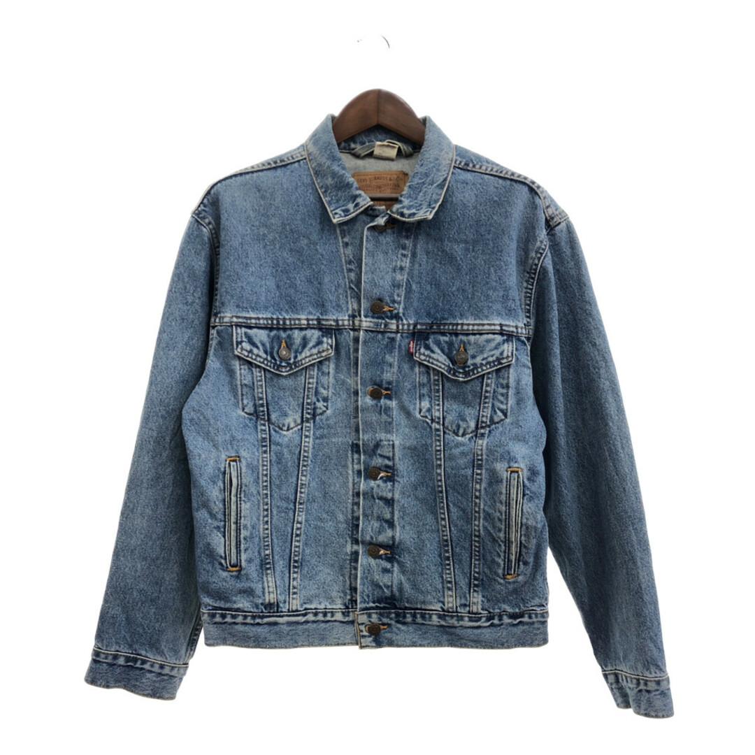 Levi's(リーバイス)の2000年代～ Levi's リーバイス 70507-0389 デニム トラッカー ジャケット アメカジ ブルー (メンズ MEDIUM) 中古 古着 p5754 メンズのジャケット/アウター(その他)の商品写真