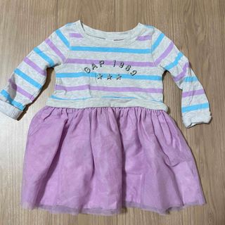 ベビーギャップ(babyGAP)のベビーギャップ　Baby Gap 長袖　ワンピース　2歳(ワンピース)