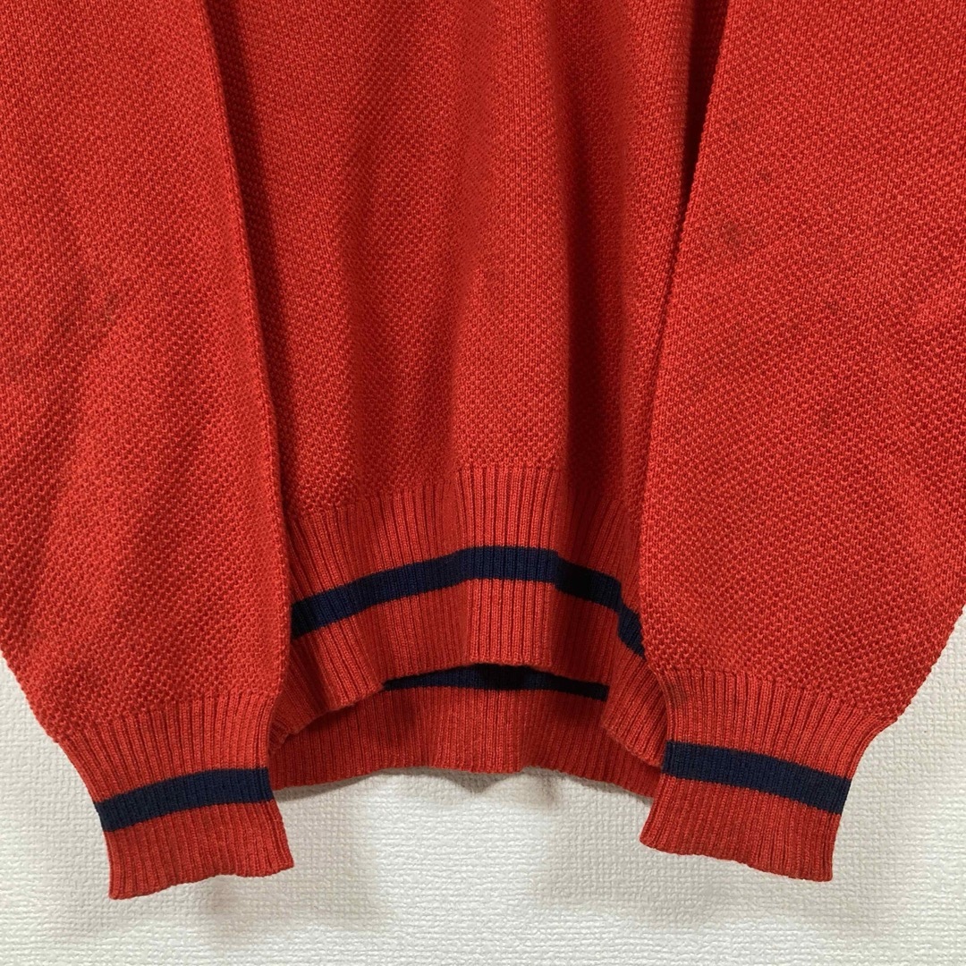 イタリア製 LES COPAINS（レコパン） ゴルフ ニット セーター V メンズのトップス(ニット/セーター)の商品写真