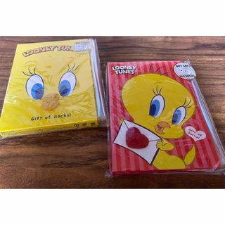 【新品・未開封】ギフトカード付き靴下 LOONEY TUNES 2足セット(ソックス)