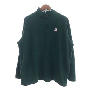 ポロラルフローレン(POLO RALPH LAUREN)のPOLO JEANS ポロジーンズ ハーフジップ フリース プルオーバー ジャケット カジュアル グリーン (メンズ XL) 中古 古着 P5783(その他)