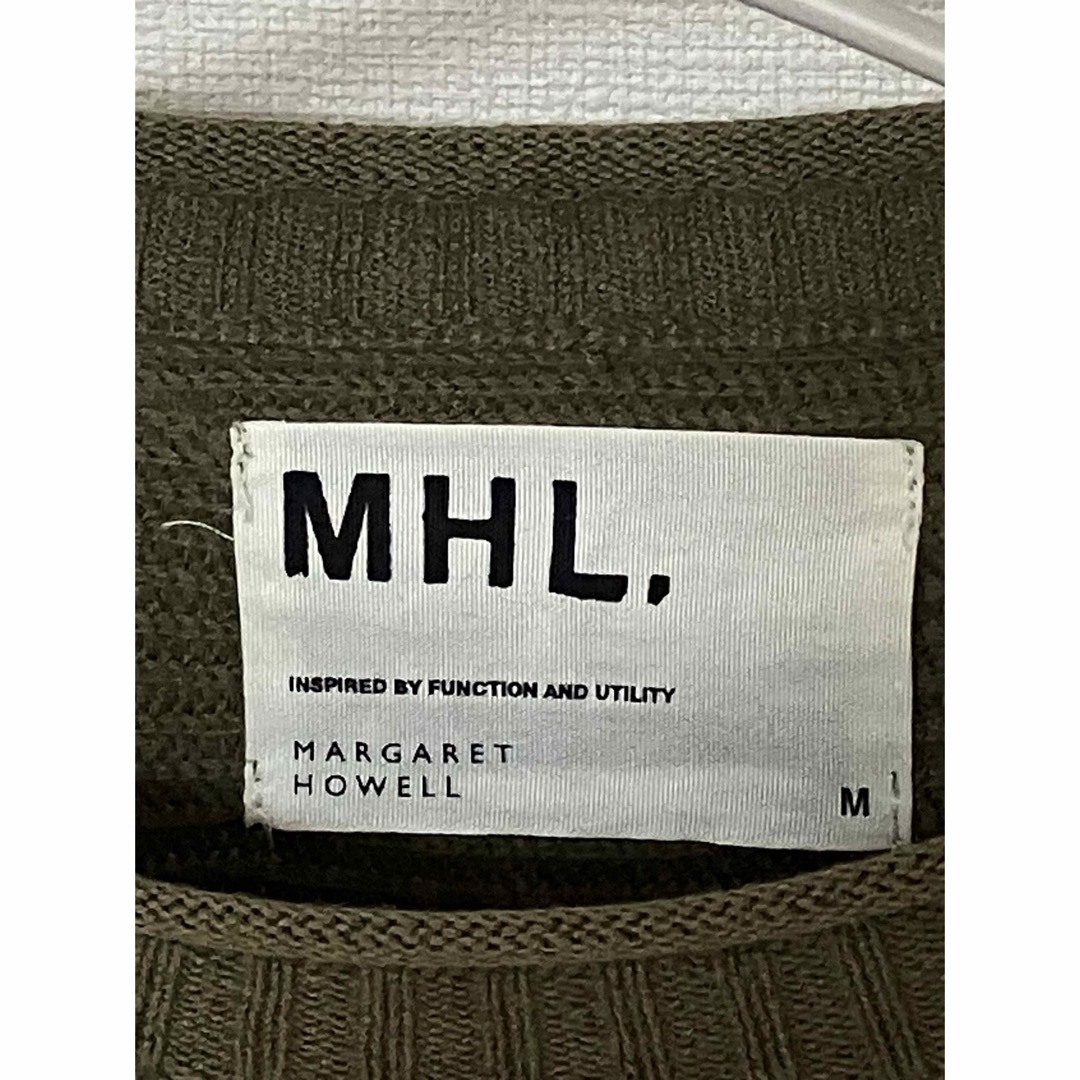 MARGARET HOWELL(マーガレットハウエル)のMHL　MARGARET HOWELL　アースカラーニット　マーガレットハウエル メンズのトップス(ニット/セーター)の商品写真