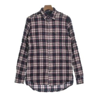 ディーゼル(DIESEL)のDIESEL ディーゼル カジュアルシャツ M 紺x赤x白(チェック) 【古着】【中古】(シャツ)