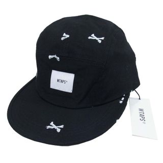 ダブルタップス(W)taps)のWTAPS ダブルタップス 22SS 221HCDT-HT02 T-5 02 CAP クロスボーン ロゴ キャップ  ブラック系 OO【美品】【中古】(キャップ)