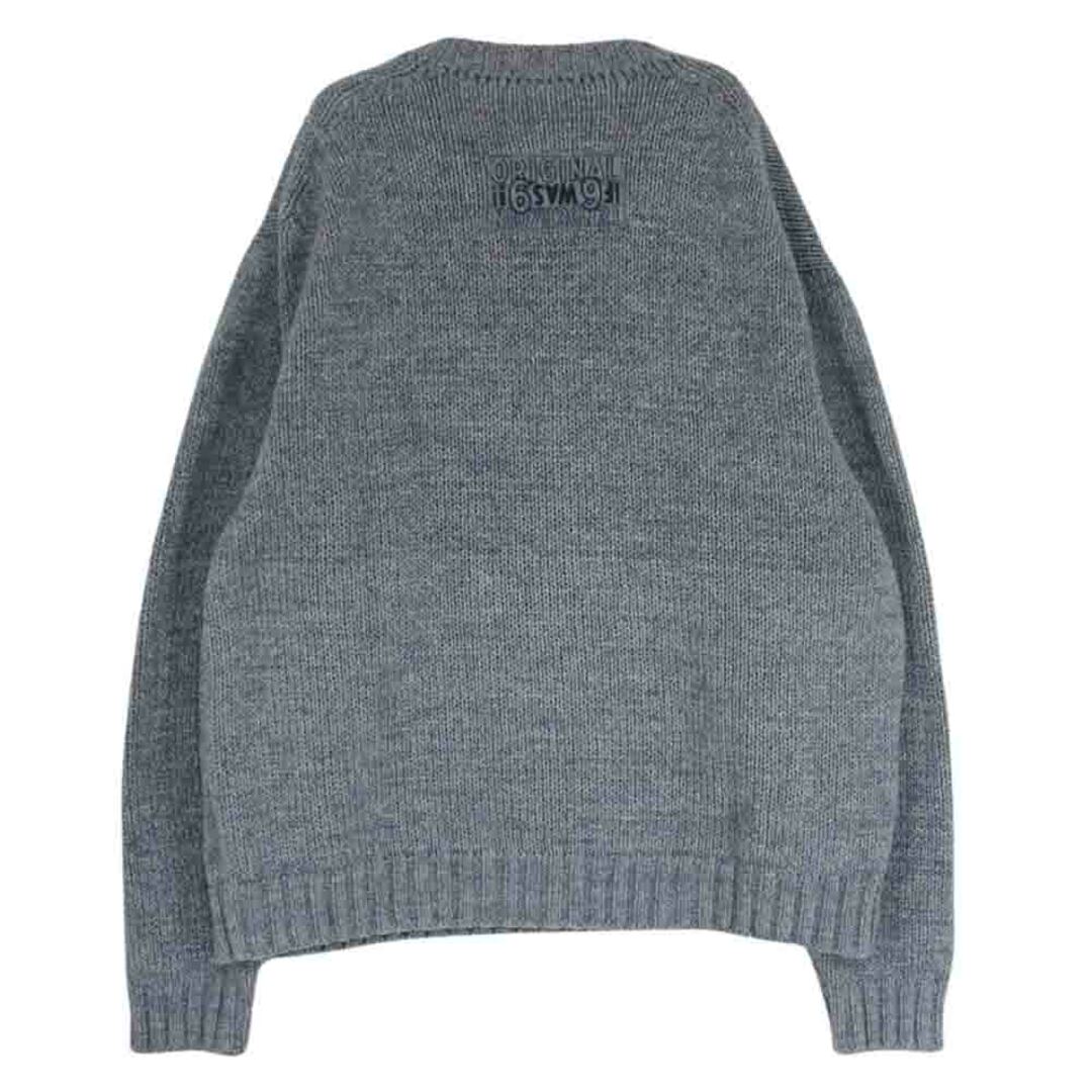 TENDERLOIN(テンダーロイン)のTENDERLOIN テンダーロイン 19AW V NECK COTTON KNIT GRAY Vネック コットン ニット セーター グレー系 M【中古】 メンズのトップス(ニット/セーター)の商品写真