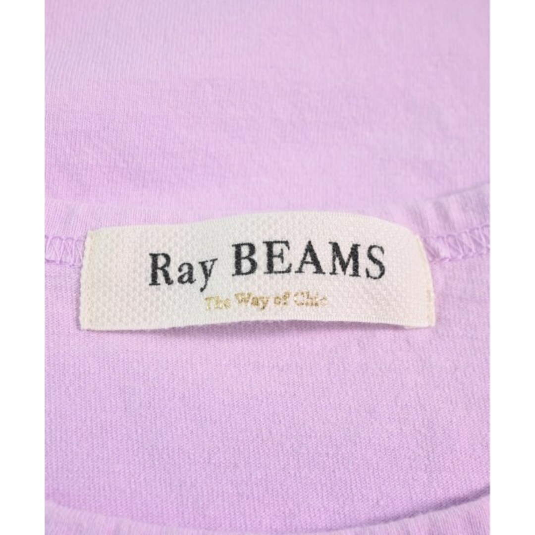 Ray BEAMS(レイビームス)のRay Beams レイビームス Tシャツ・カットソー -(L位) 紫 【古着】【中古】 レディースのトップス(カットソー(半袖/袖なし))の商品写真