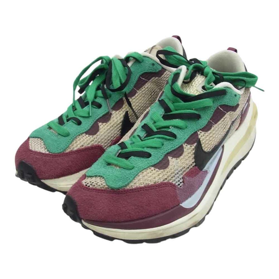 NIKE(ナイキ)のNIKE ナイキ スニーカー DD3035-200 × Sacai サカイ Vapor Waffle String Red Green ヴェイパー ワッフル ストリング レッド グリーン スニーカー マルチカラー系 29cm【中古】 メンズの靴/シューズ(スニーカー)の商品写真