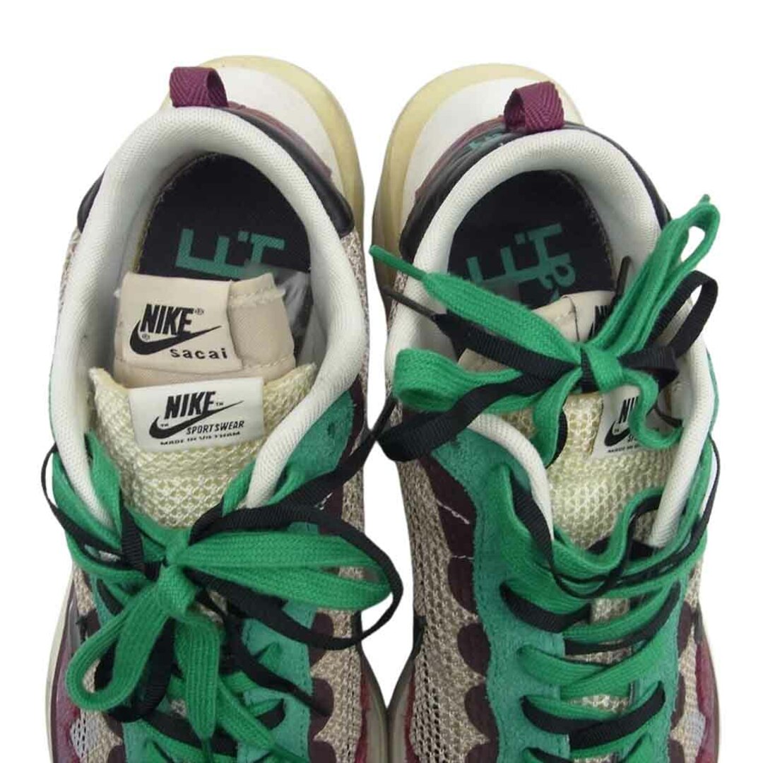 NIKE(ナイキ)のNIKE ナイキ スニーカー DD3035-200 × Sacai サカイ Vapor Waffle String Red Green ヴェイパー ワッフル ストリング レッド グリーン スニーカー マルチカラー系 29cm【中古】 メンズの靴/シューズ(スニーカー)の商品写真